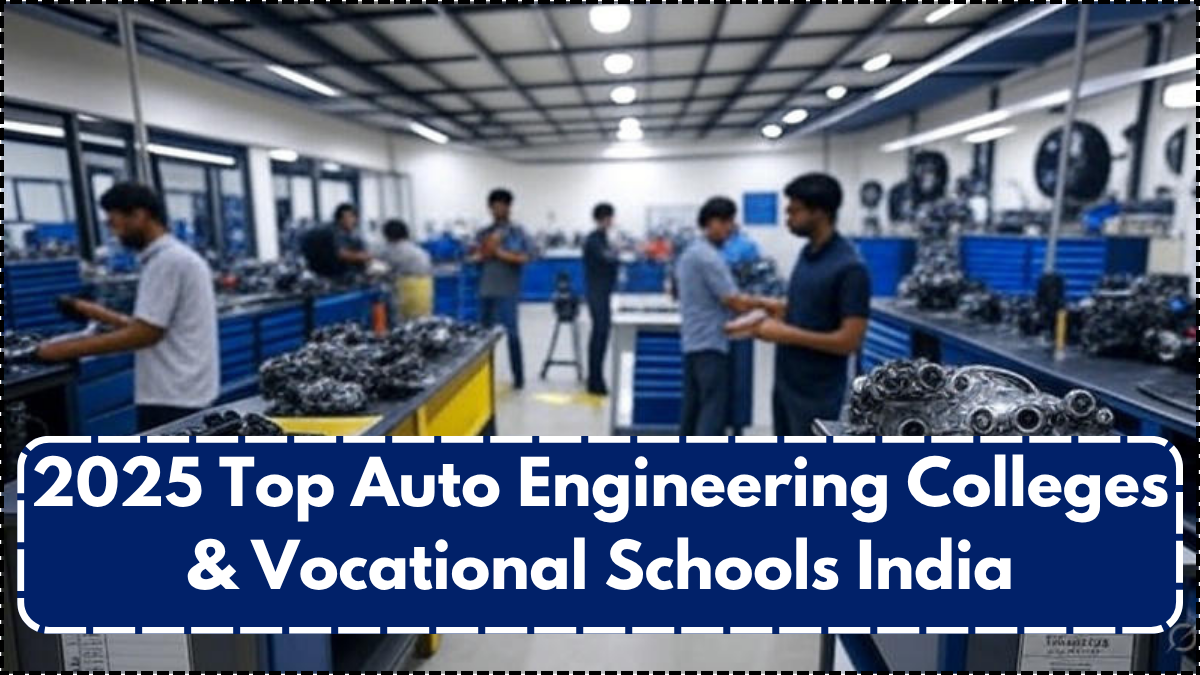 2025 Top Auto Engineering Colleges & Vocational Schools India