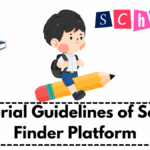 Editorial Guidelines of School Finder Platform
