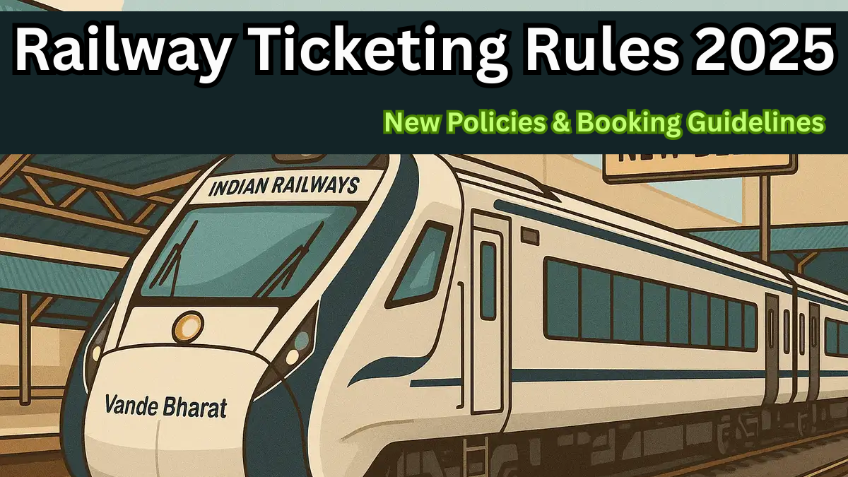 Railway Ticketing Rules 2025 – New Policies & Booking Guidelines
