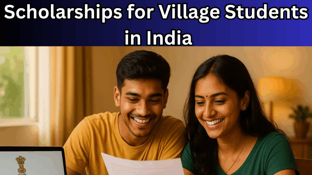 Scholarships for Village Students in India – Eligibility & Application 2025