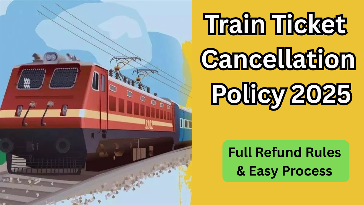Train Ticket Cancellation Policy 2025: Full Refund Rules & Easy Process