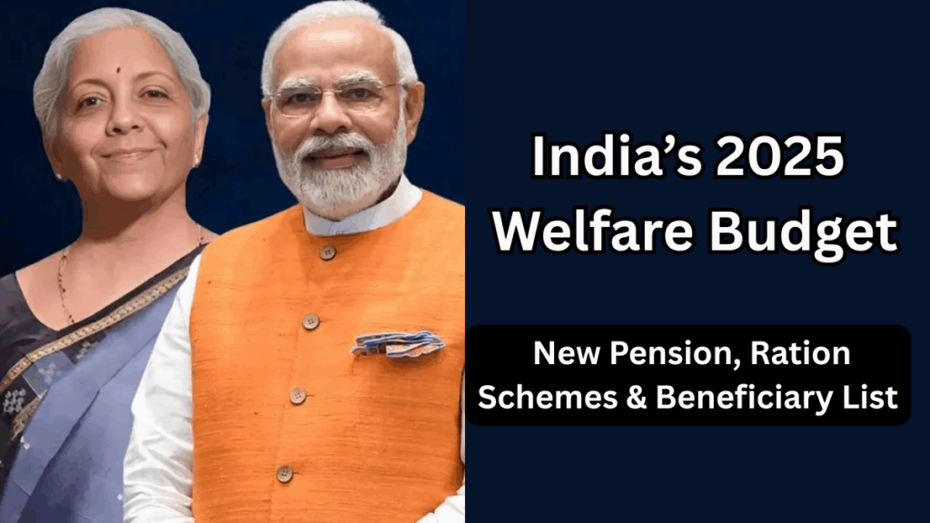 India’s 2025 Welfare Budget – New Pension, Ration Schemes & Beneficiary List